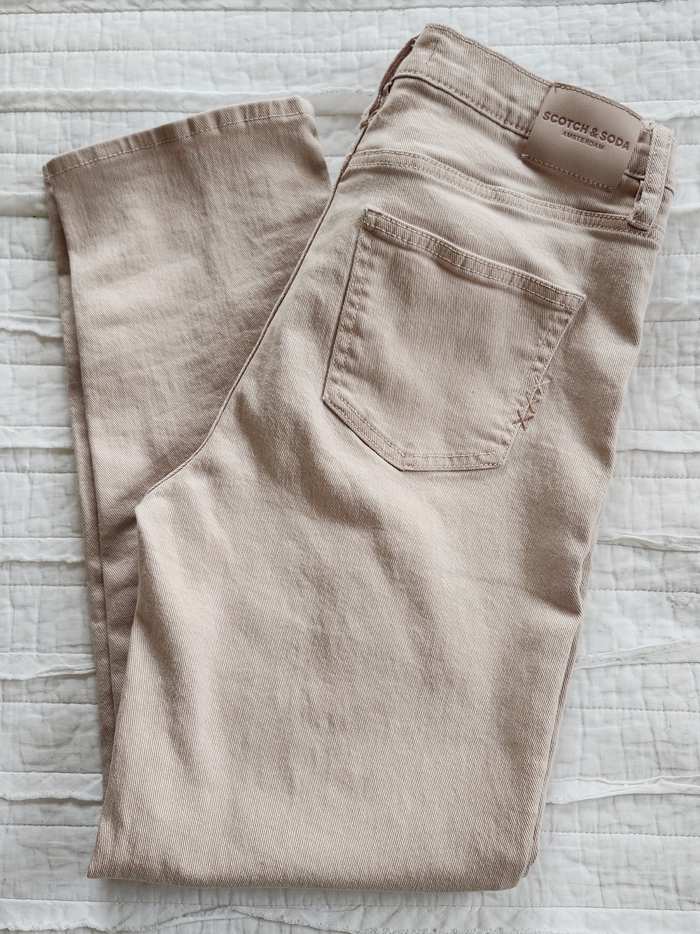Scotch & Soda Soft Blush Pink Women's Ankle Jeans
